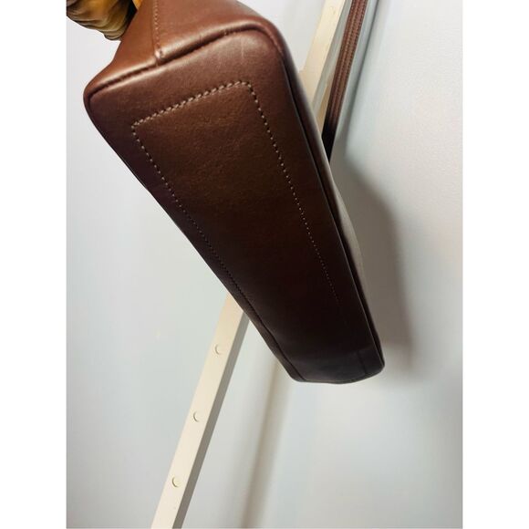 Coach Vintage New Brown Leather Shoulder Bag - Picture 3 of 5